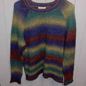 Beach lunch lounge multi-color sweater